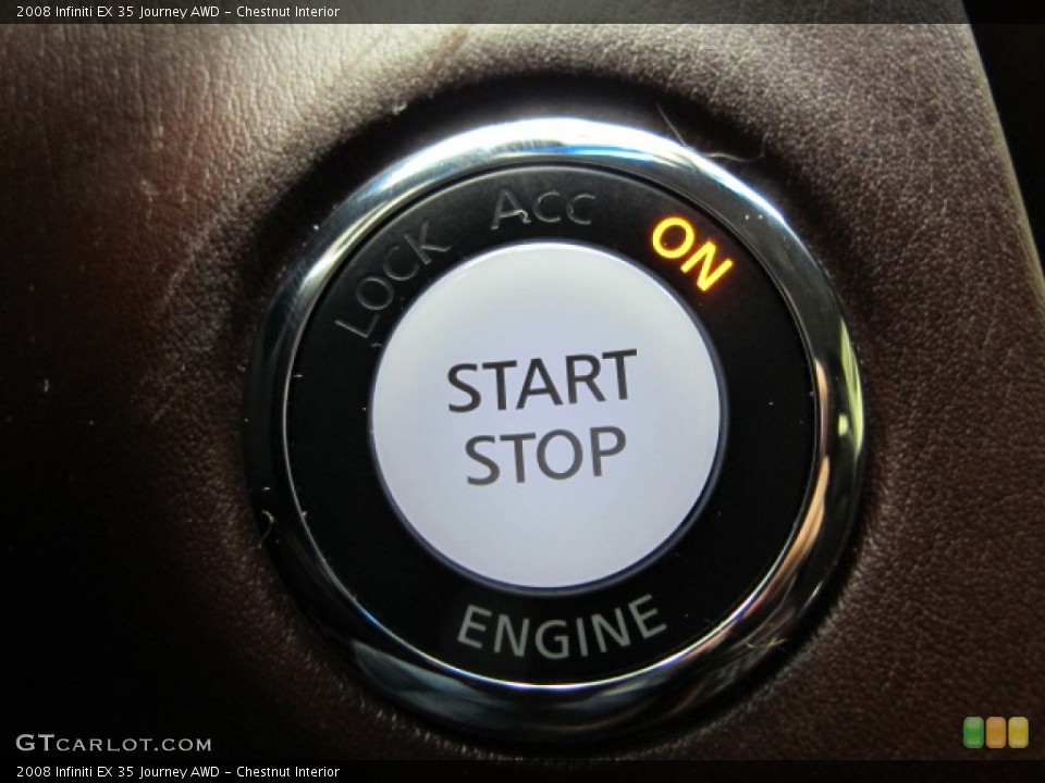Chestnut Interior Controls for the 2008 Infiniti EX 35 Journey AWD #76746989
