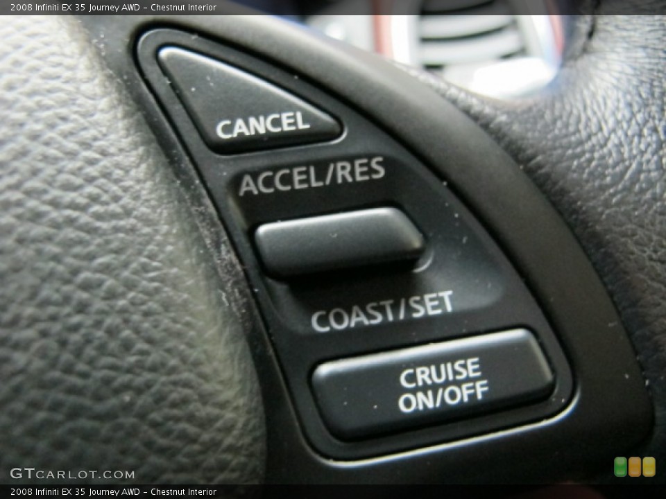 Chestnut Interior Controls for the 2008 Infiniti EX 35 Journey AWD #76747052