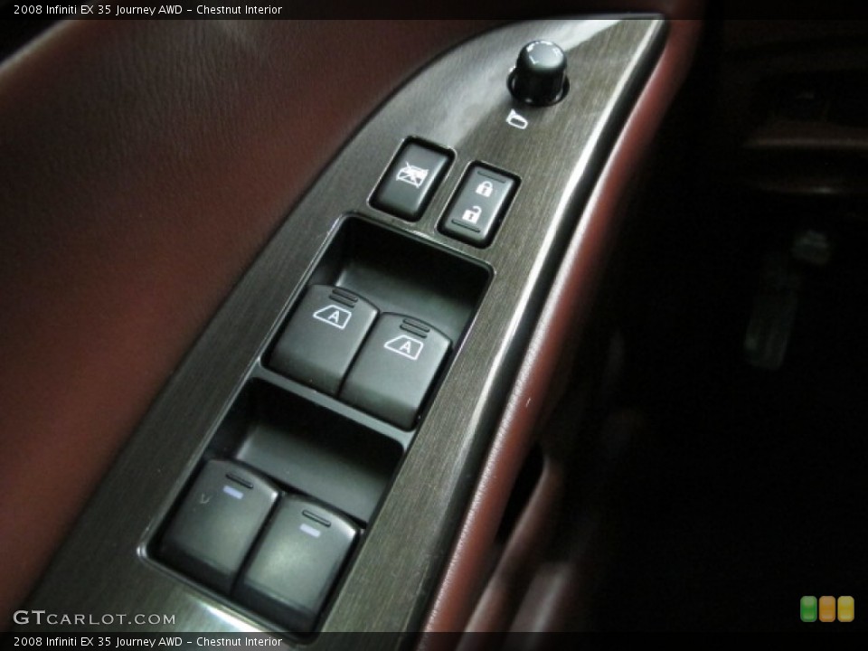 Chestnut Interior Controls for the 2008 Infiniti EX 35 Journey AWD #76747148