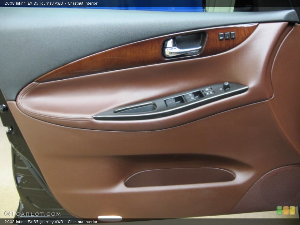 Chestnut Interior Door Panel for the 2008 Infiniti EX 35 Journey AWD #76747175