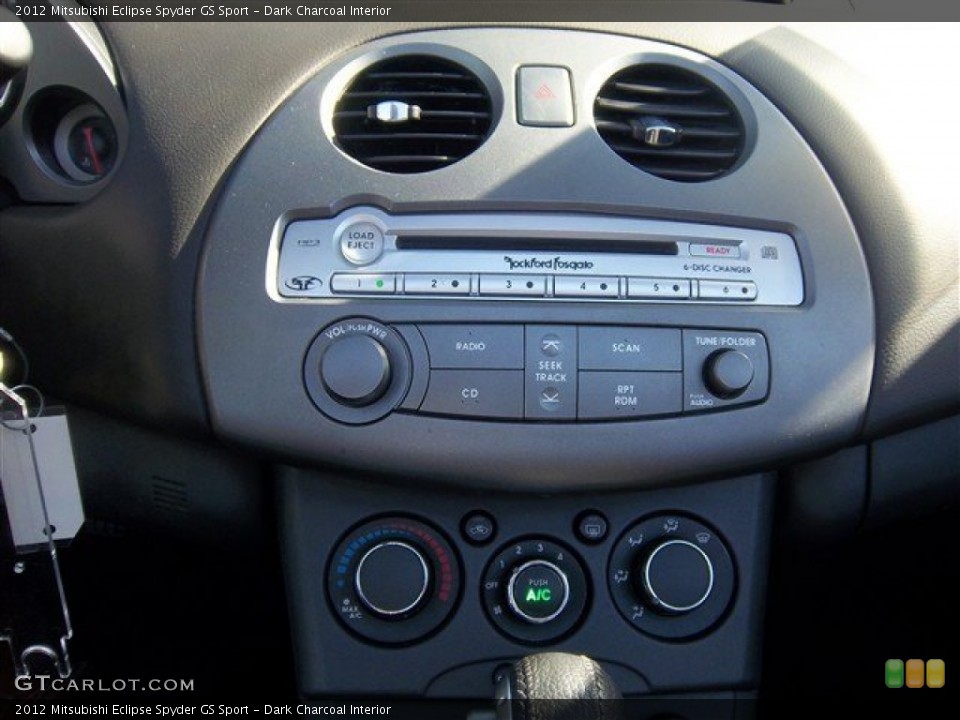 Dark Charcoal Interior Audio System for the 2012 Mitsubishi Eclipse Spyder GS Sport #76748294