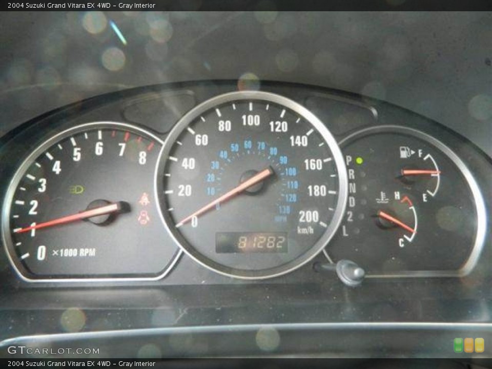 Gray Interior Gauges for the 2004 Suzuki Grand Vitara EX 4WD #76748759