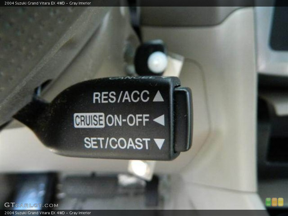 Gray Interior Controls for the 2004 Suzuki Grand Vitara EX 4WD #76748879