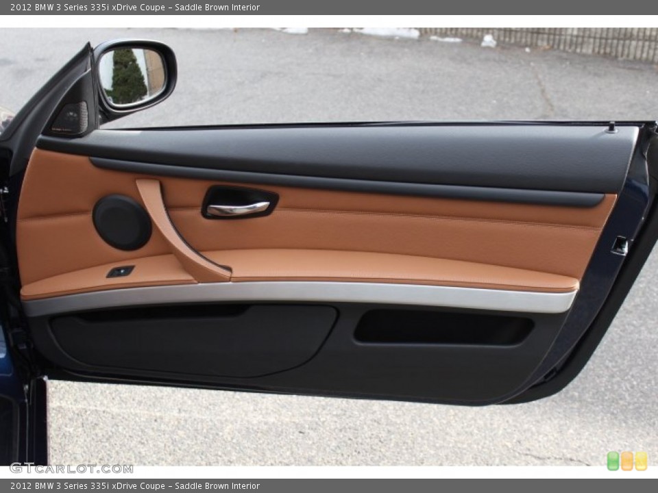 Saddle Brown Interior Door Panel for the 2012 BMW 3 Series 335i xDrive Coupe #76749668