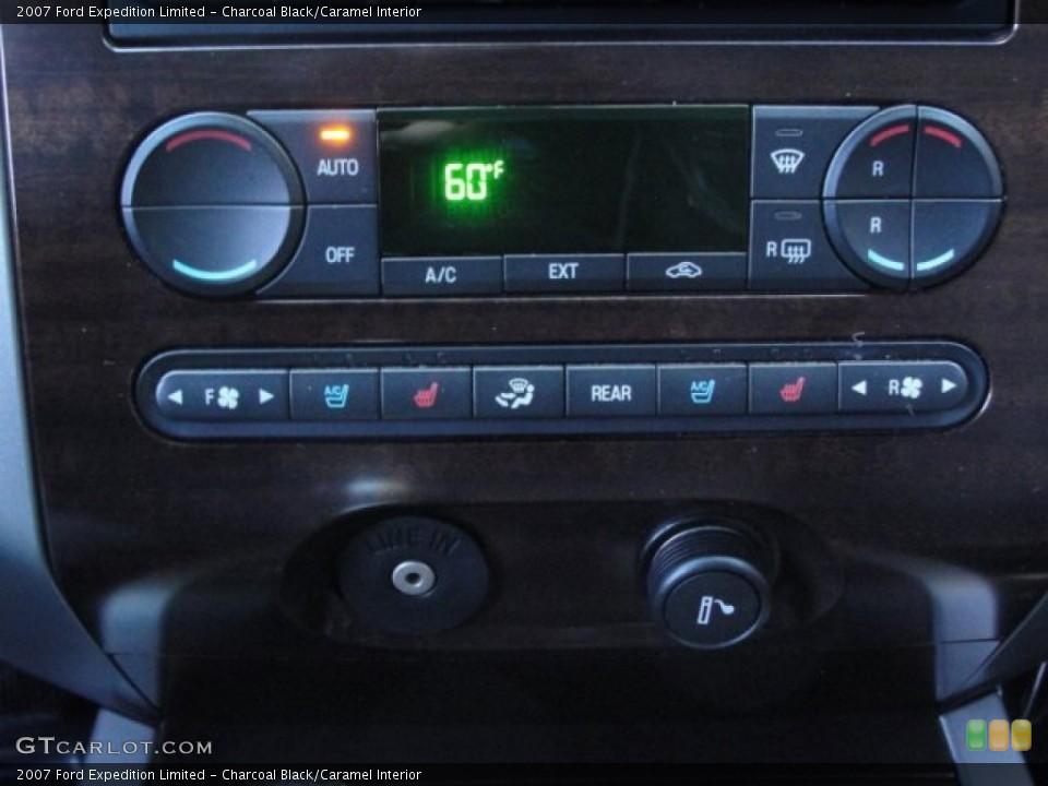 Charcoal Black/Caramel Interior Controls for the 2007 Ford Expedition Limited #76750394