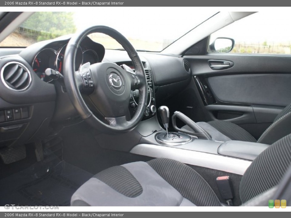 Black/Chaparral Interior Photo for the 2006 Mazda RX-8  #76751933