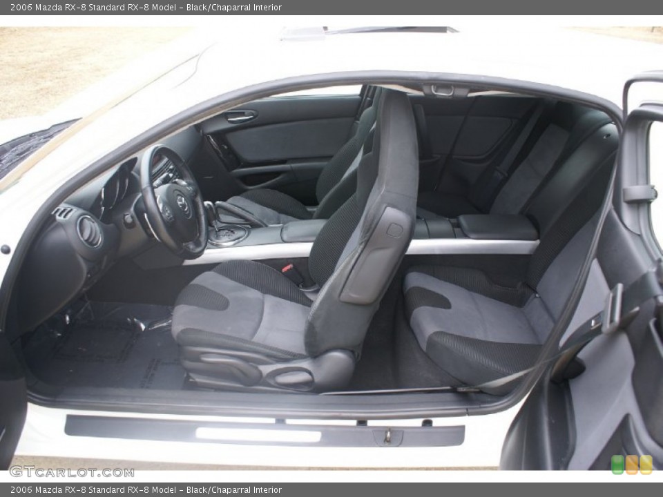 Black/Chaparral Interior Photo for the 2006 Mazda RX-8  #76752020
