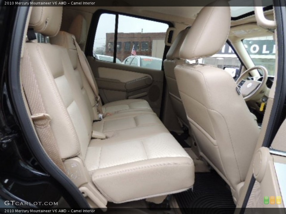 Camel Interior Rear Seat for the 2010 Mercury Mountaineer V6 AWD #76752506