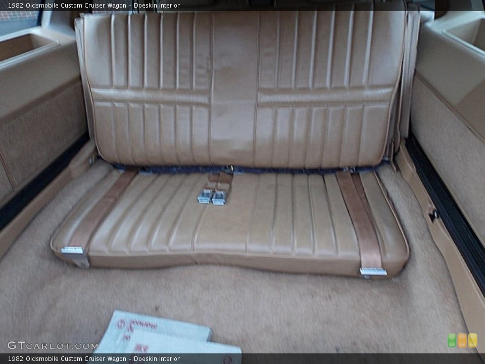 Doeskin Interior Rear Seat for the 1982 Oldsmobile Custom Cruiser Wagon #76754427