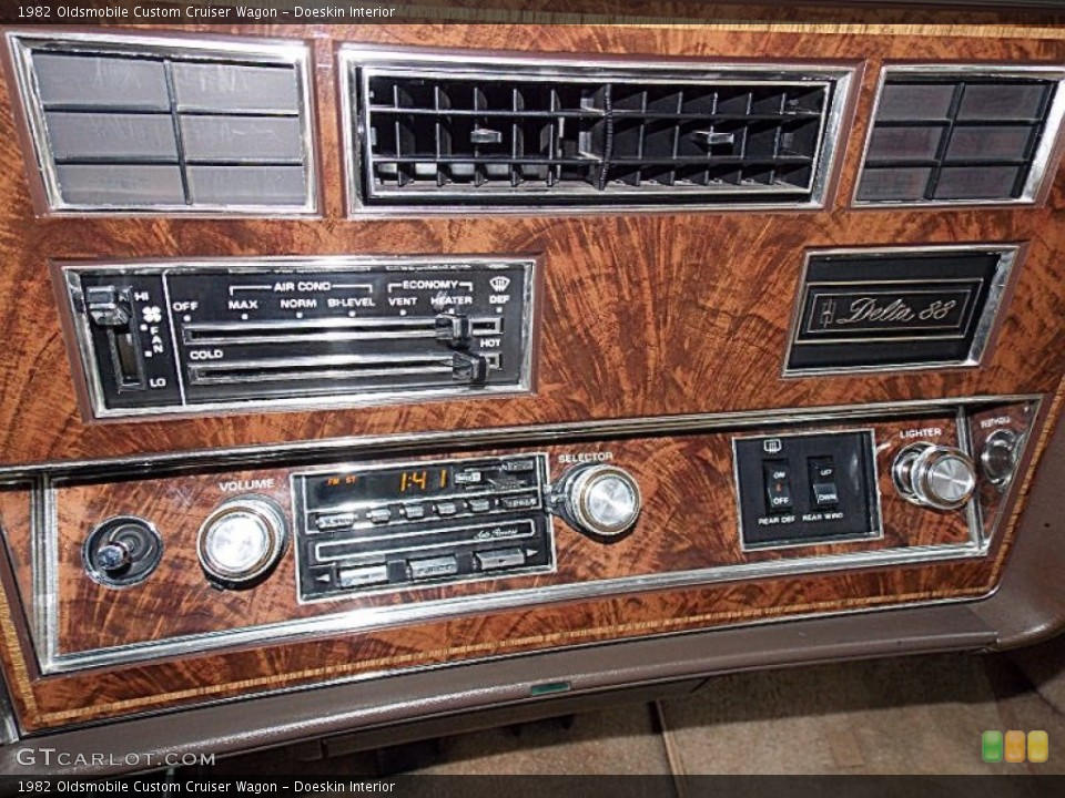 Doeskin Interior Controls for the 1982 Oldsmobile Custom Cruiser Wagon #76754876