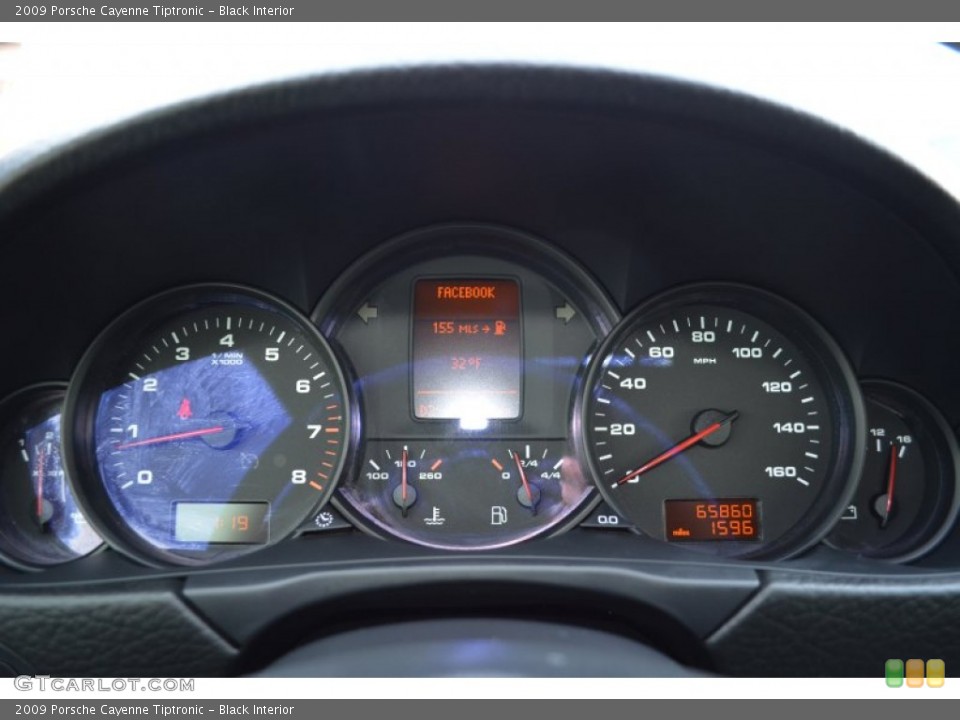 Black Interior Gauges for the 2009 Porsche Cayenne Tiptronic #76755014