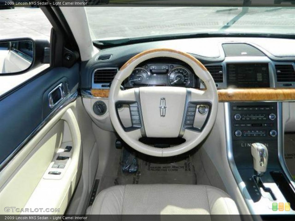 Light Camel Interior Dashboard for the 2009 Lincoln MKS Sedan #76755359
