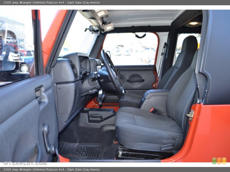 Dark Slate Gray Interior Photo for the 2006 Jeep Wrangler Unlimited Rubicon 4x4 #76755367
