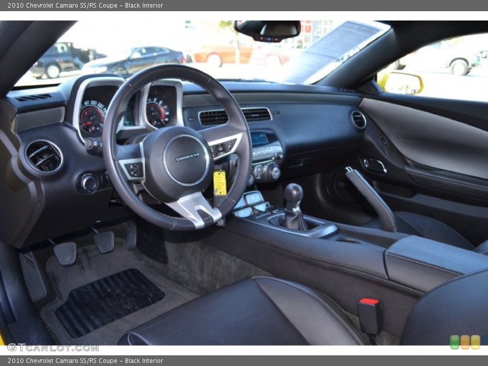 Black Interior Dashboard for the 2010 Chevrolet Camaro SS/RS Coupe #76756104