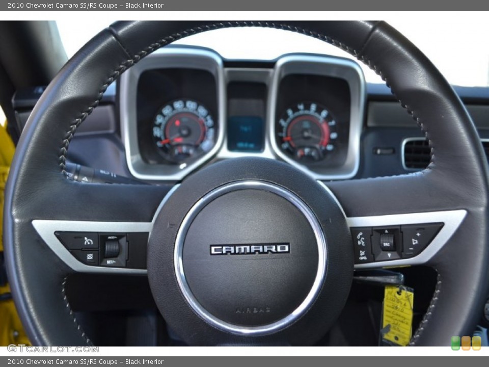 Black Interior Steering Wheel for the 2010 Chevrolet Camaro SS/RS Coupe #76756112