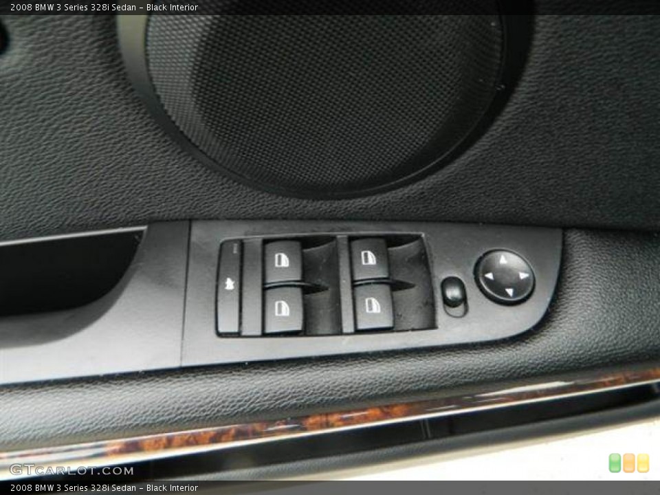 Black Interior Controls for the 2008 BMW 3 Series 328i Sedan #76756144