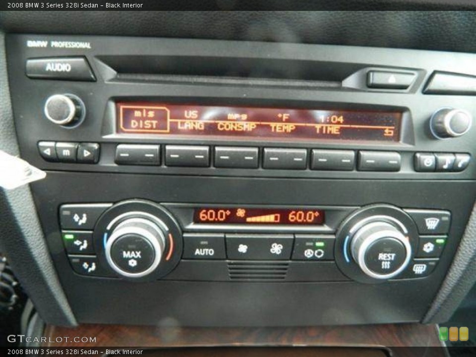 Black Interior Audio System for the 2008 BMW 3 Series 328i Sedan #76756156