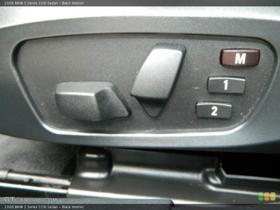 Black Interior Controls for the 2008 BMW 3 Series 328i Sedan #76756334