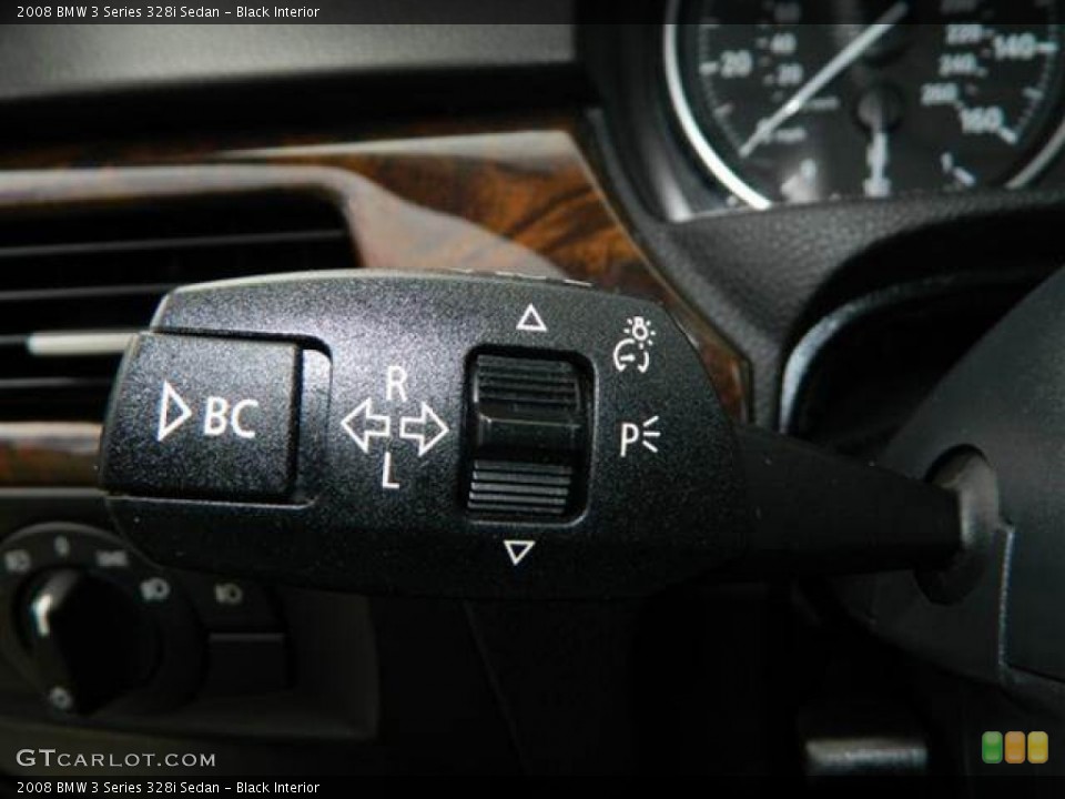 Black Interior Controls for the 2008 BMW 3 Series 328i Sedan #76756364