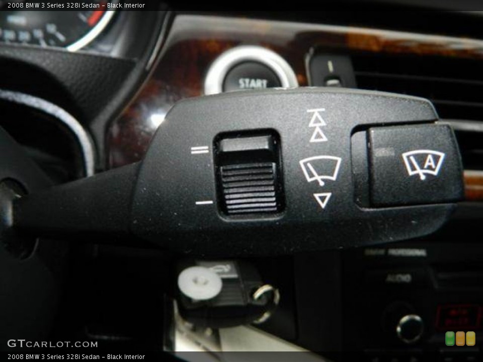 Black Interior Controls for the 2008 BMW 3 Series 328i Sedan #76756412