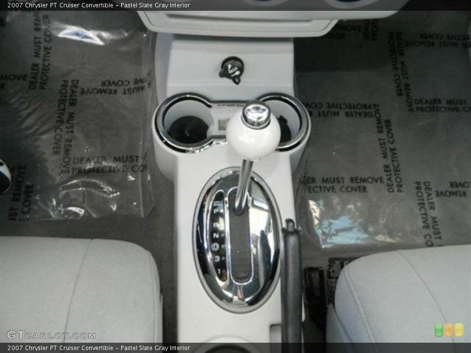 Pastel Slate Gray Interior Transmission for the 2007 Chrysler PT Cruiser Convertible #76758824