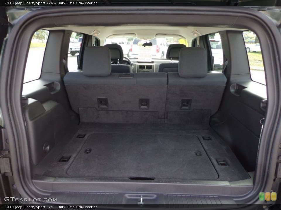 Dark Slate Gray Interior Trunk for the 2010 Jeep Liberty Sport 4x4 #76760705