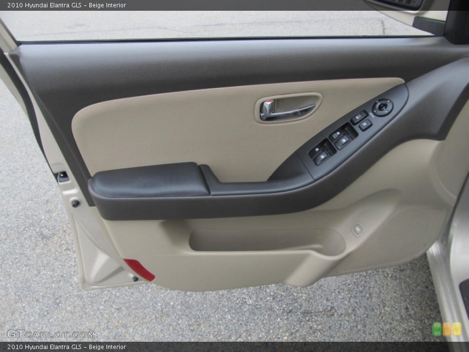 Beige Interior Door Panel for the 2010 Hyundai Elantra GLS #76761521