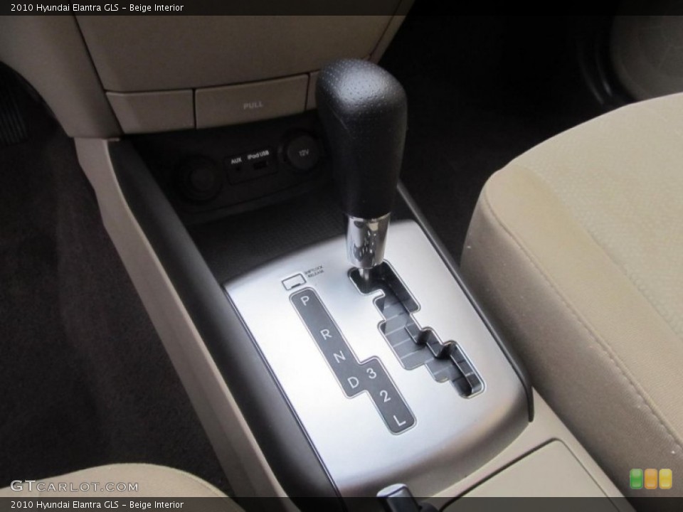 Beige Interior Transmission for the 2010 Hyundai Elantra GLS #76761820