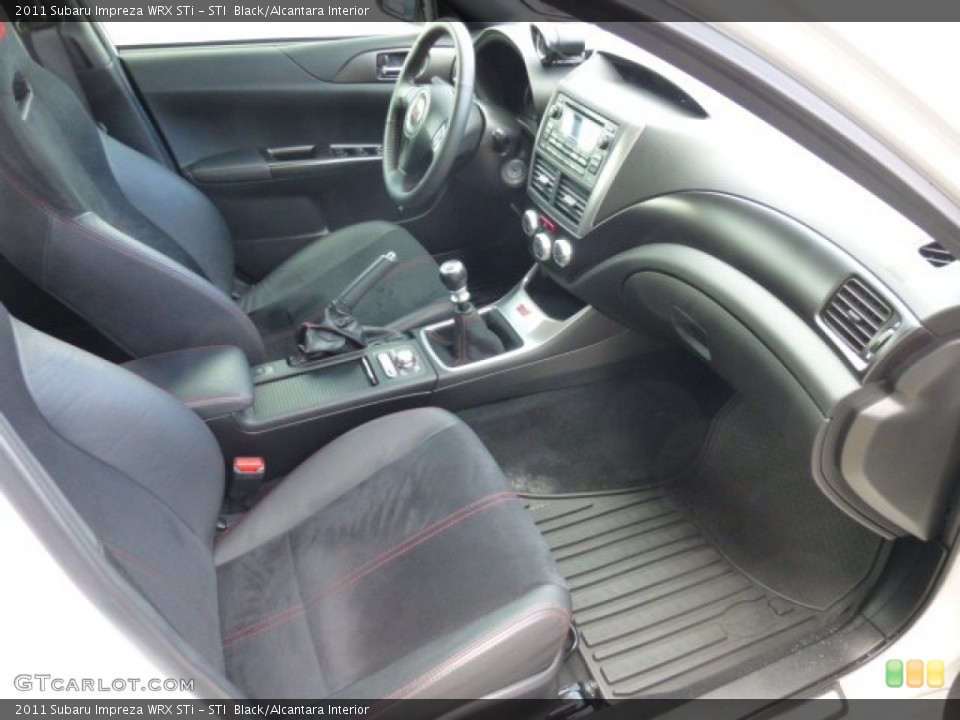 STI  Black/Alcantara Interior Photo for the 2011 Subaru Impreza WRX STi #76763187