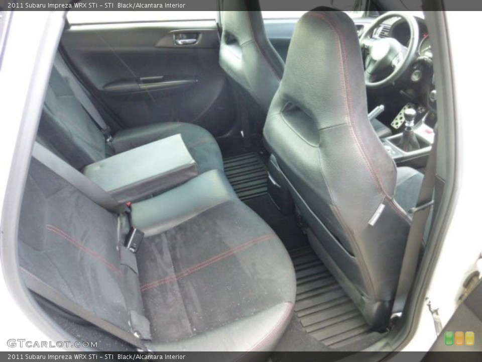 STI  Black/Alcantara Interior Rear Seat for the 2011 Subaru Impreza WRX STi #76763195