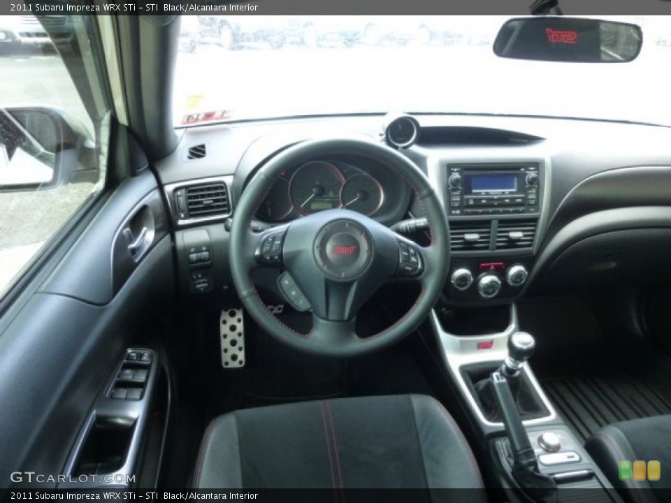 STI  Black/Alcantara Interior Dashboard for the 2011 Subaru Impreza WRX STi #76763210
