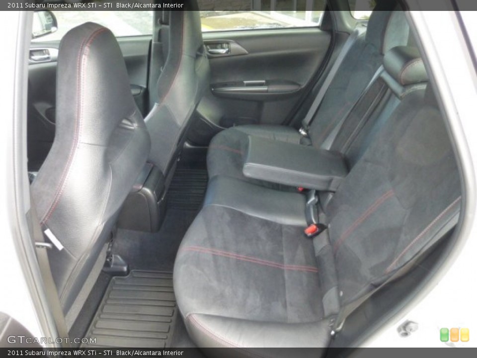 STI  Black/Alcantara Interior Rear Seat for the 2011 Subaru Impreza WRX STi #76763282