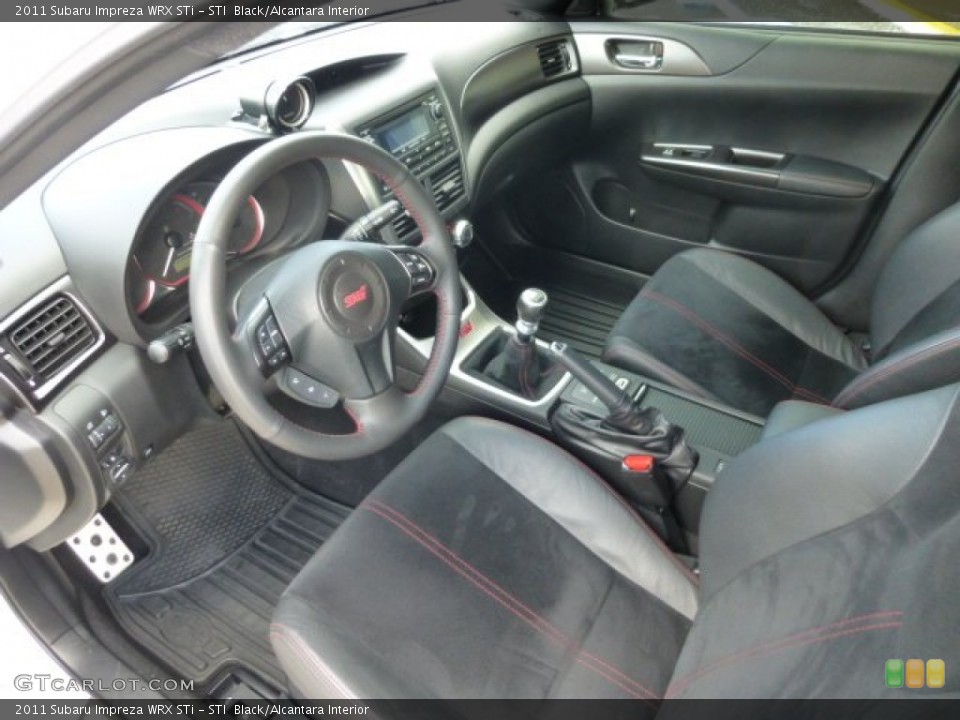 STI  Black/Alcantara Interior Photo for the 2011 Subaru Impreza WRX STi #76763290