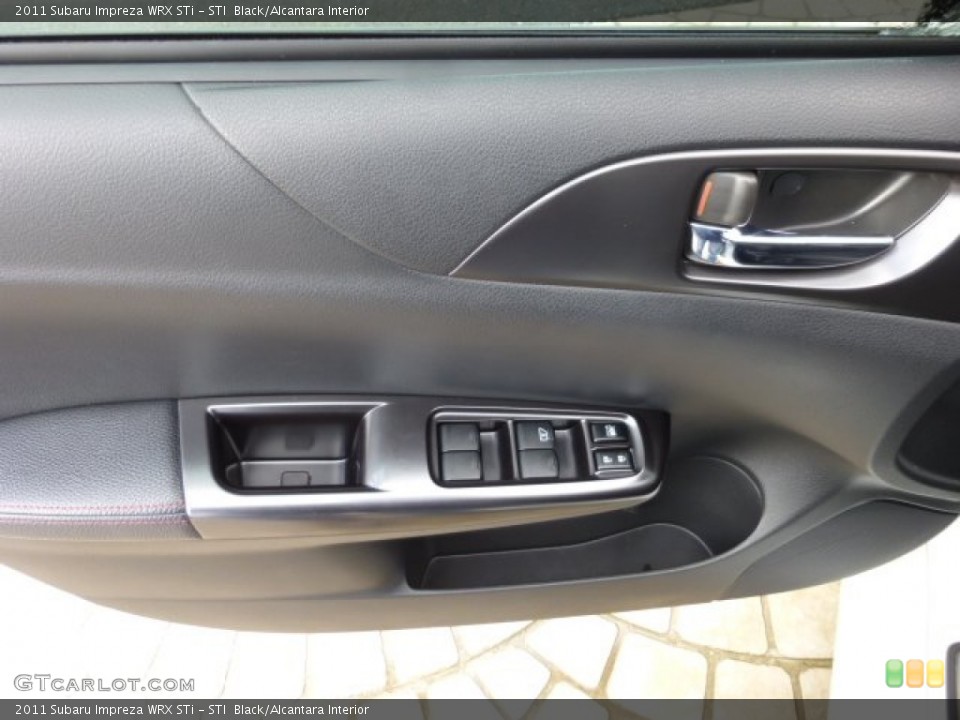 STI  Black/Alcantara Interior Door Panel for the 2011 Subaru Impreza WRX STi #76763317