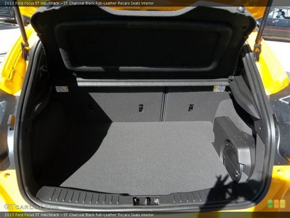 ST Charcoal Black Full-Leather Recaro Seats Interior Trunk for the 2013 Ford Focus ST Hatchback #76763435