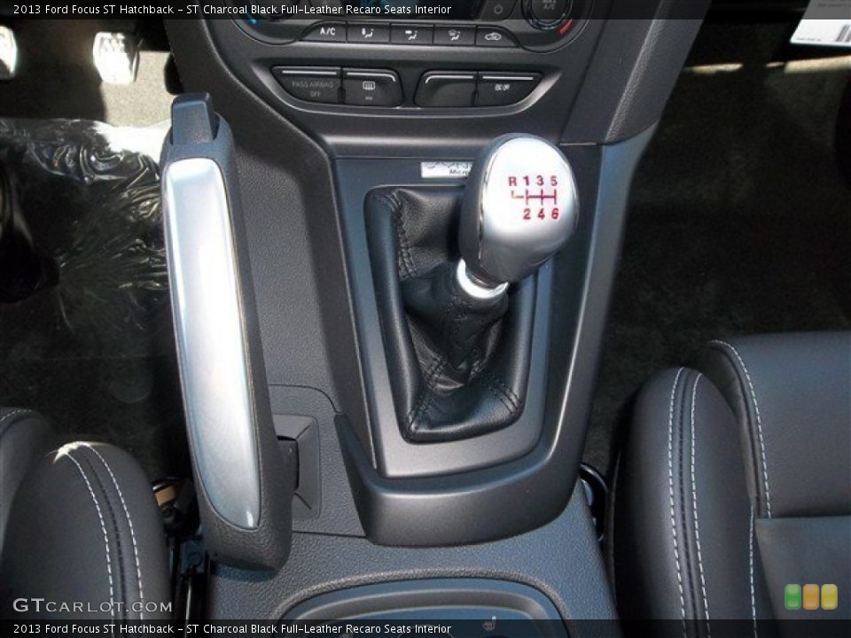 ST Charcoal Black Full-Leather Recaro Seats Interior Transmission for the 2013 Ford Focus ST Hatchback #76763666