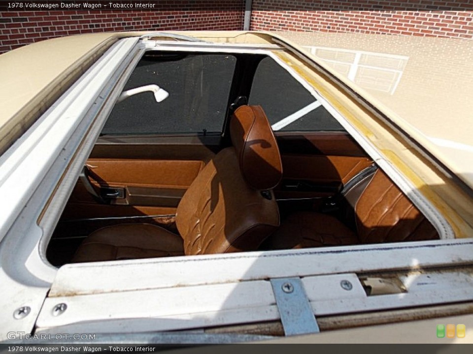 Tobacco Interior Sunroof for the 1978 Volkswagen Dasher Wagon #76768980