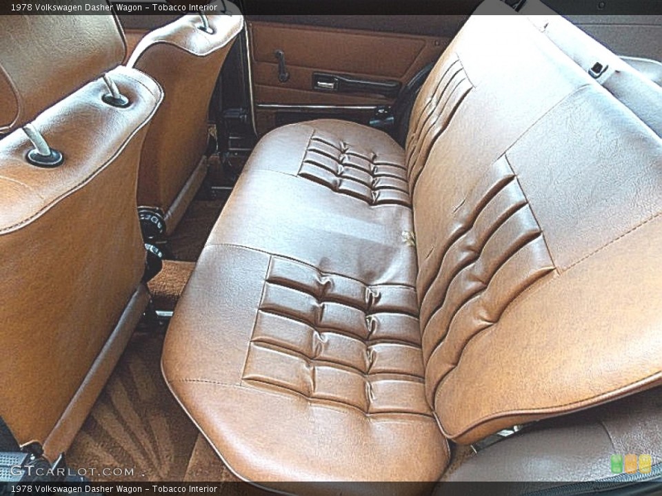 Tobacco Interior Rear Seat for the 1978 Volkswagen Dasher Wagon #76769200
