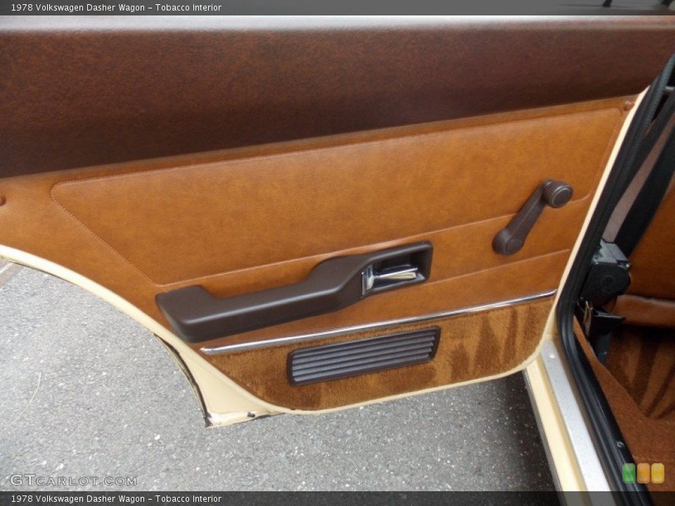 Tobacco Interior Door Panel for the 1978 Volkswagen Dasher Wagon #76769218