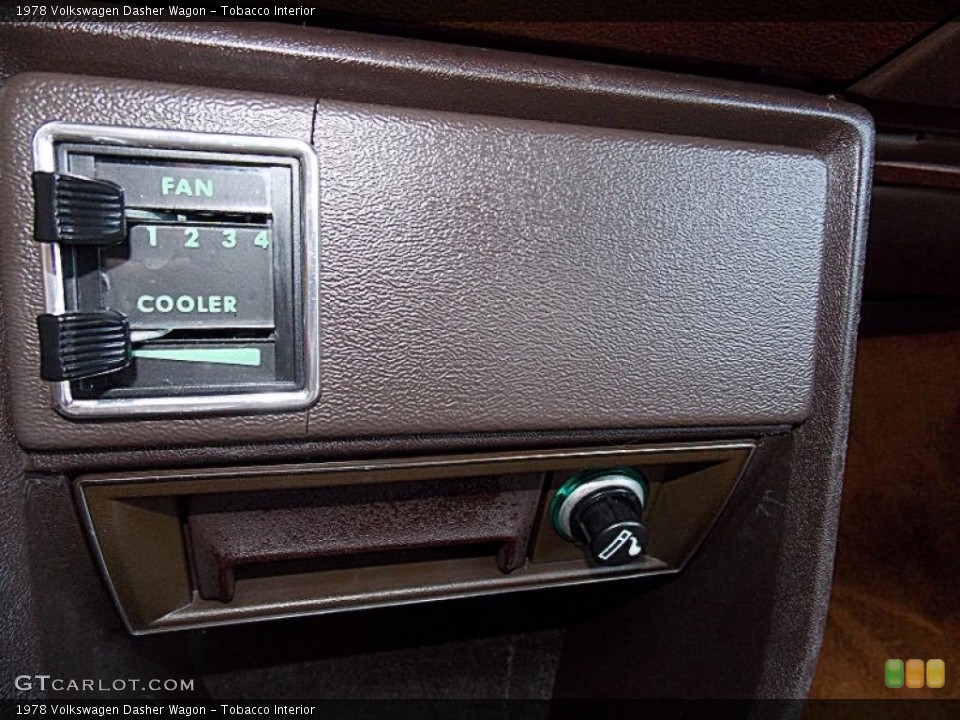 Tobacco Interior Controls for the 1978 Volkswagen Dasher Wagon #76769419