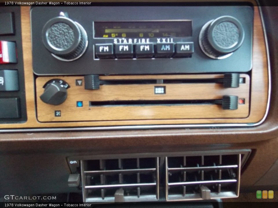 Tobacco Interior Audio System for the 1978 Volkswagen Dasher Wagon #76769495