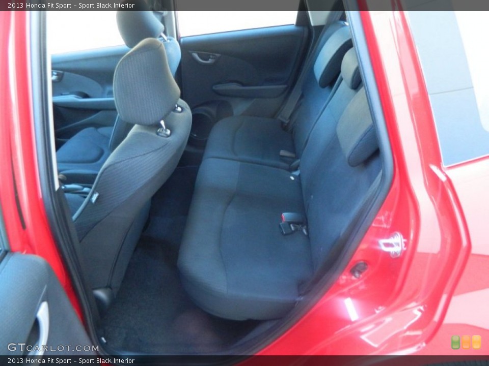 Sport Black Interior Rear Seat for the 2013 Honda Fit Sport #76771225