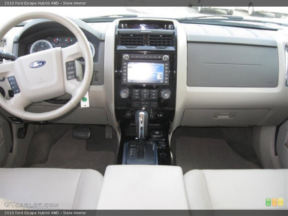 Stone Interior Dashboard for the 2010 Ford Escape Hybrid 4WD #76771675