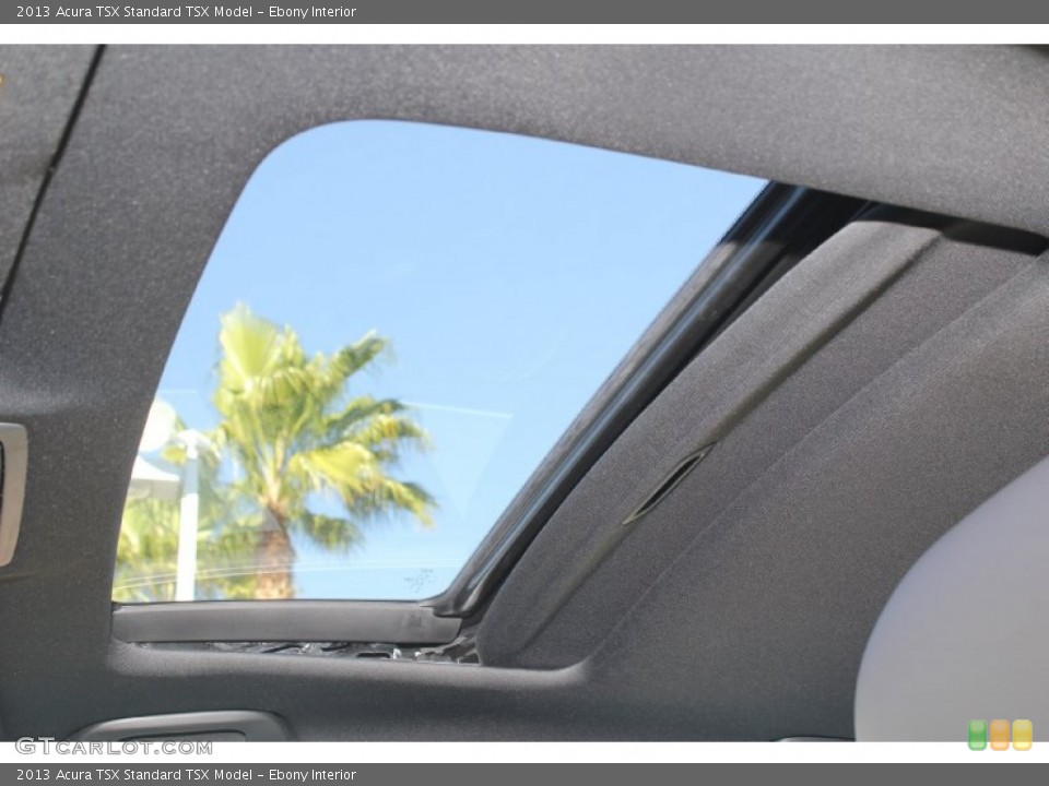 Ebony Interior Sunroof for the 2013 Acura TSX  #76774417