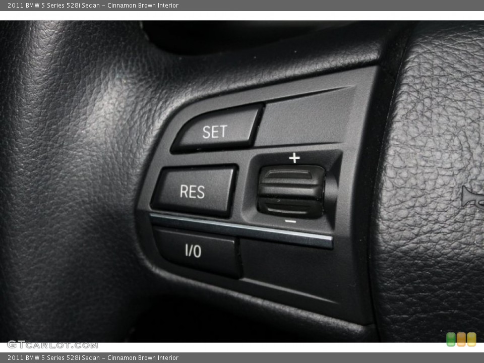 Cinnamon Brown Interior Controls for the 2011 BMW 5 Series 528i Sedan #76775208