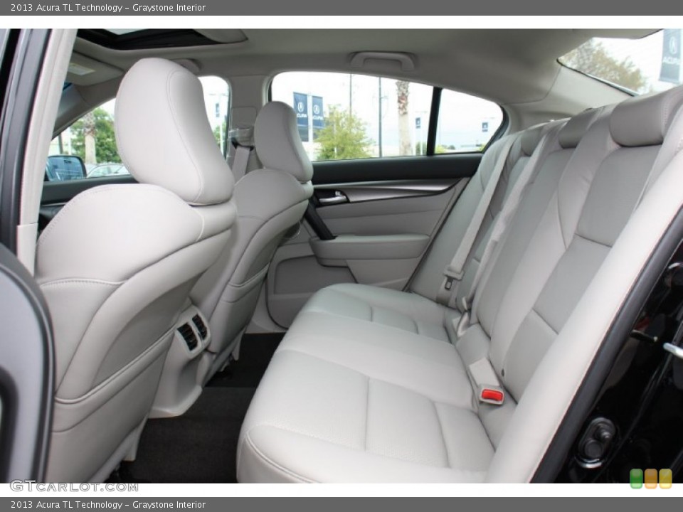 Graystone Interior Rear Seat for the 2013 Acura TL Technology #76775585