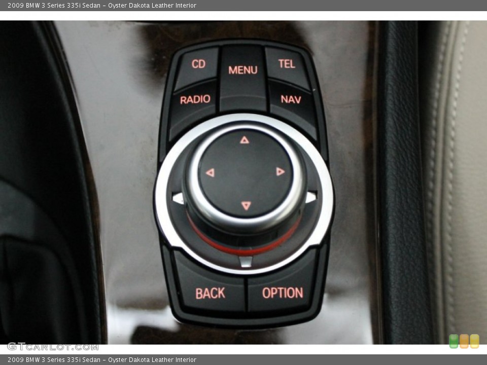 Oyster Dakota Leather Interior Controls for the 2009 BMW 3 Series 335i Sedan #76776440