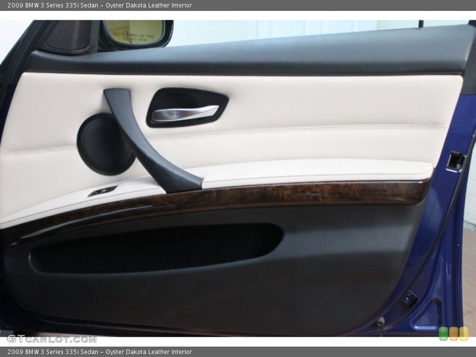 Oyster Dakota Leather Interior Door Panel for the 2009 BMW 3 Series 335i Sedan #76776507
