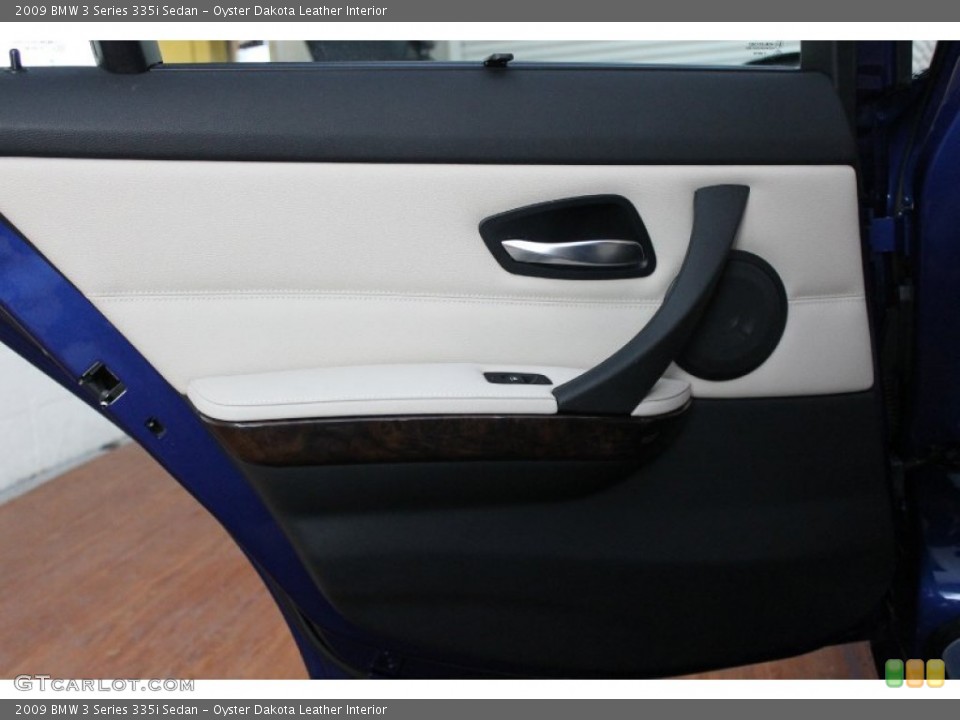 Oyster Dakota Leather Interior Door Panel for the 2009 BMW 3 Series 335i Sedan #76776531