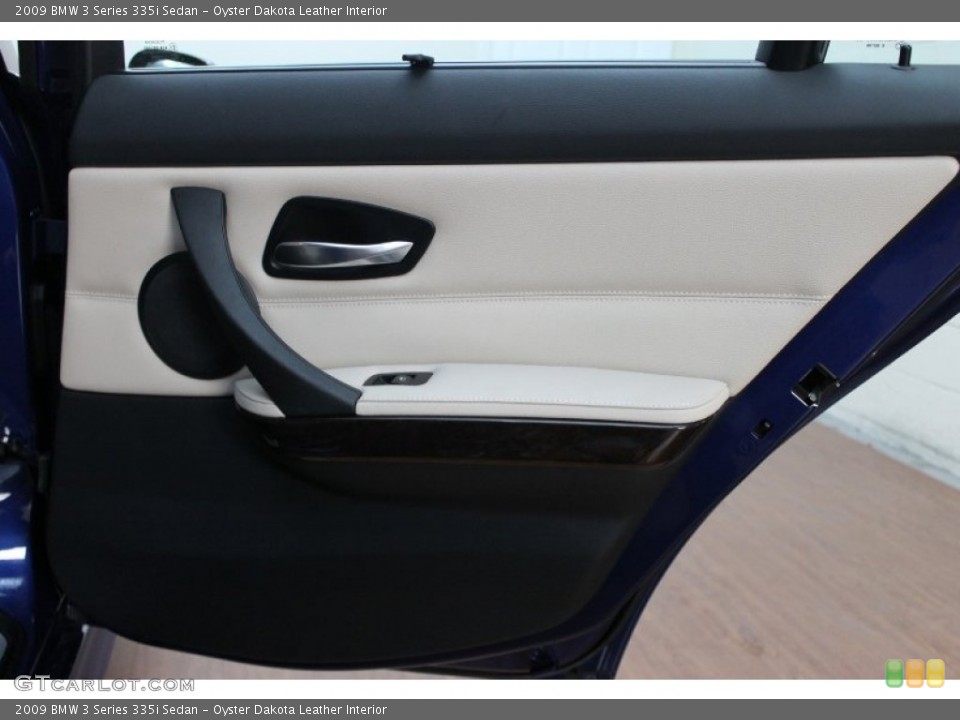 Oyster Dakota Leather Interior Door Panel for the 2009 BMW 3 Series 335i Sedan #76776554